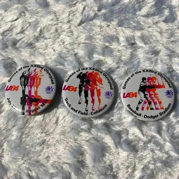 1984 Summer Olympic Games Pins. - Picture 3 of 7